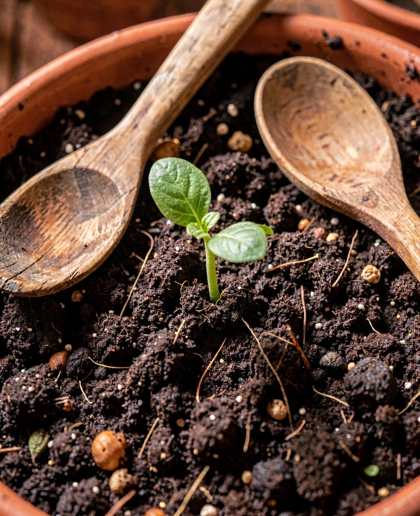 Solo orgânico nutritivo